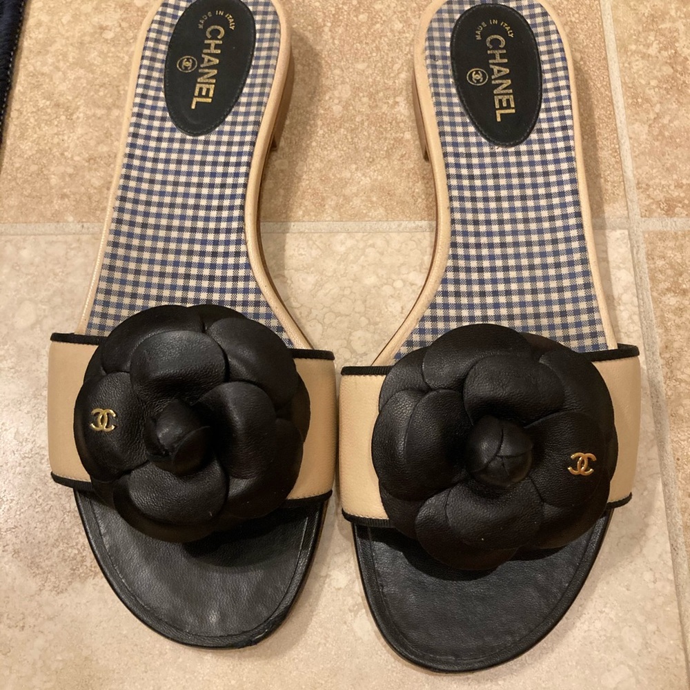 CHANEL Camellia Sandals